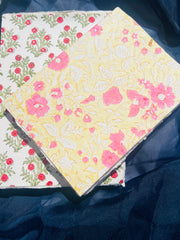 Gulabo Block print art deckle book